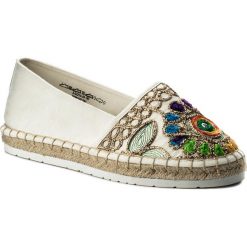 Espadryle MARCO TOZZI - 2-24215-20 White Comb 197. Białe tomsy damskie Marco Tozzi, z materiału, na płaskiej podeszwie. W wyprzedaży za 149,00 zł.