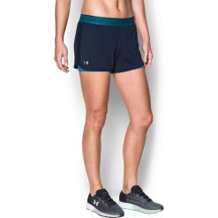 Spodenki sportowe męskie: Under Armour Spodenki damskie HeatGear® Armour 2-in-1 Shorty granatowe r. M (1302784)