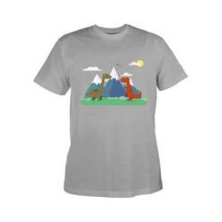 T-shirty chłopięce: Koszulka DINO KIDS LIGHT GREY 128