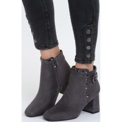 Botki damskie: Szare Botki Finest Fling