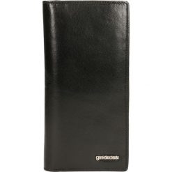 Etui na wizytówki. Czarne etui męskie marki Gino Rossi, ze skóry. Za 169,90 zł.