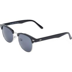 Okulary słoneczne z półpełnymi oprawkami. Czarne okulary przeciwsłoneczne damskie Pull&Bear. Za 49,90 zł.