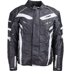 Kurtki męskie bomber: W-TEC Kurtka motocyklowa męska NF-2116 czarno-biała r. XXL (11938)