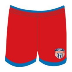 Spodenki chłopięce: Huari Szorty Kempes Junior Short Fiery Red/ French Blue r. 146