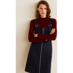 Mango - Sukienka Alpi. Niebieskie sukienki mini damskie marki Mango, na co dzień, s, z elastanu, casualowe, na ramiączkach, proste. W wyprzedaży za 49,90 zł.