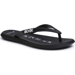 Japonki RIDER - Acdc Thong Ad 82799 Black/White 21194. Czarne klapki męskie Rider, z tworzywa sztucznego, bez zapięcia. W wyprzedaży za 89,00 zł.