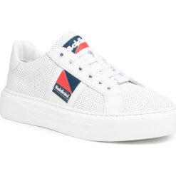 Sneakersy BALDININI - 096386XNAPT9090LRBXX Patc.Bian./Blu/Rosso. Białe sneakersy męskie Baldinini, bez zapięcia. W wyprzedaży za 1219,00 zł.