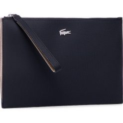 Torebka LACOSTE - Clutch NF2791AA Black Warm Sand A91. Czarne torebki klasyczne damskie Lacoste, z aplikacjami, ze skóry ekologicznej, eleganckie, zdobione, bez dodatków. Za 299,00 zł.