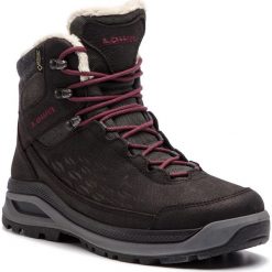 Trekkingi LOWA - Locarno Ice Gtx Mid Ws GORE-TEX 420952 Anthrazit 0937. Czarne trapery damskie Lowa, ze skóry, bez obcasa, bez zapięcia. W wyprzedaży za 629,00 zł.