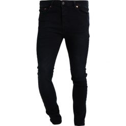 Topman WASHED Jeans Skinny Fit washed black. Niebieskie jeansy męskie marki Topman. Za 169,00 zł.