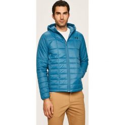 Under Armour - Kurtka. Niebieskie płaszcze męskie Under Armour, s, bez wzorów, z poliesteru, krótkie, z kapturem. Za 599,90 zł.