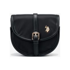 U.S. Polo Assn Houston Mini Cross body bag Czarny. Czarne torebki klasyczne damskie U.S. Polo Assn., w paski, z poliesteru, bez dodatków. Za 240,95 zł.