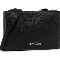 Torebka CALVIN KLEIN - Sided Trio Crossbody K60K606266 BAX. Czarne listonoszki damskie Calvin Klein, bez wzorów, ze skóry ekologicznej, bez dodatków. Za 449,00 zł.
