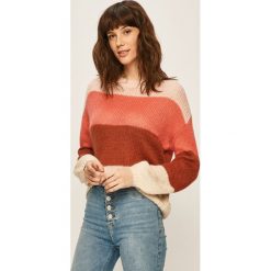 Vero Moda - Sweter. Swetry damskie Vero Moda, s, bez wzorów, z dzianiny, bez rękawów, bez kaptura. Za 149,90 zł.