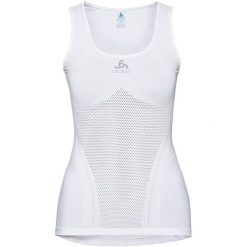 Bluzki, topy, tuniki: Odlo Koszulka damska TOP Crew neck Singlet Breathe biała r. XS