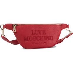 Saszetka nerka LOVE MOSCHINO - JC4292PP08KN0500 Rosso. Czerwone nerki damskie Love Moschino, bez wzorów, ze skóry ekologicznej, młodzieżowe, bez dodatków. Za 599,00 zł.