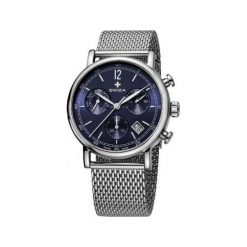 Zegarki męskie: Zegarek Swiza Zegarek męski Alza Chrono SST srebrno-granatowy (WAT.0153.1005)