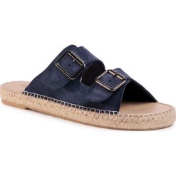 Espadryle QUAZI - QZ-63-04-000623 620. Niebieskie espadryle męskie QUAZI, bez wzorów, ze skóry. W wyprzedaży za 239,00 zł.