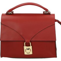 Torba - 100-146-O RSC. Żółte torebki klasyczne damskie Venezia, ze skóry. Za 339,00 zł.