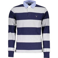 Koszulki polo: Koszulka polo w kolorze szaro-niebieskim ze wzorem