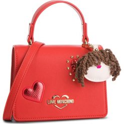 Torebka LOVE MOSCHINO - JC4062PP17LF0500 Rosso. Czerwone torebki klasyczne damskie Love Moschino, bez wzorów, ze skóry ekologicznej, klasyczne, bez dodatków. W wyprzedaży za 559,00 zł.