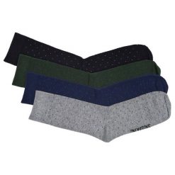 ONLY&SONS Skarpetki męskie Niko Dots Socks 4-Pack Noos Black. Czarne skarpetki męskie Only&Sons, bez wzorów. W wyprzedaży za 38,00 zł.