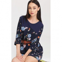 Granatowa Sukienka Discernment. Niebieskie sukienki mini other, l, oversize. Za 49,99 zł.