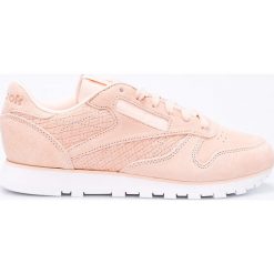 Buty sportowe damskie: Reebok – Buty Cl Lthr Woven Emb