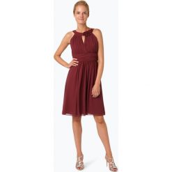 Marie Lund - Elegancka sukienka damska, czerwony. Czerwone sukienki damskie koktajlowe marki Marie Lund, z szyfonu, z krótkim rękawem, krótkie, mini. Za 499,95 zł.