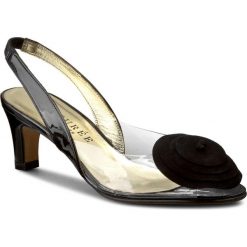 Sandały damskie: Sandały AZURÉE – Natal 77EC Vernis Noir/Velours Noir 02