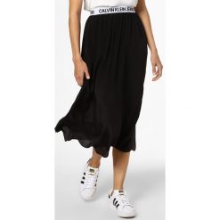 Calvin Klein Jeans - Spódnica damska, czarny. Czarne spódniczki damskie Calvin Klein Jeans, s, bez wzorów, z jeansu, długie, maxi. Za 359,95 zł.