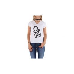 T-shirty z krótkim rękawem Patrizia Pepe 8J0765/A4D1. Czarne t-shirty damskie marki Patrizia Pepe, ze skóry. Za 488,09 zł.