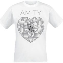 The Amity Affliction Diamond Heart T-Shirt biały. Czarne t-shirty męskie marki Caliban, s. Za 62,90 zł.