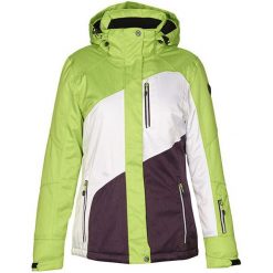 Kurtki damskie: KILLTEC Kurtka damska Emiri Colourblock zielono-czarna r.38 (2910138)