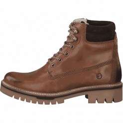 Tamaris botki damskie 26253 39 brązowe. Pomarańczowe botki damskie Tamaris, na wysokim obcasie, na sznurówki. Za 399,90 zł.