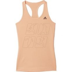 Adidas Koszulka treningowa Techfit Solid W M. Pomarańczowe topy sportowe damskie Adidas, m. Za 70,93 zł.