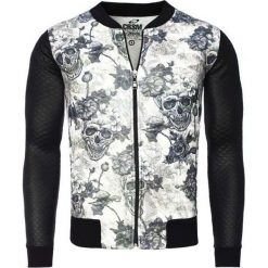 Bejsbolówki męskie: CRSM Bluza męska 7911-1 Czarna r. M (5068)