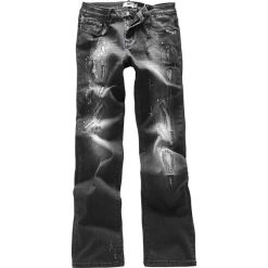 Jeansy męskie: Black Premium by EMP Destroyed Johnny (Boot-Cut) Jeansy czarny
