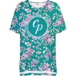 Colour Pleasure Koszulka damska CP-033 261 zielono-różowa r. uniwersalny. Czerwone bluzki damskie marki Colour pleasure, uniwersalny. Za 76,57 zł.