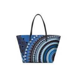 Desigual Torebka Damska Niebieska Bols Blue Friend Sicilia. Niebieskie torebki klasyczne damskie Desigual, bez wzorów, bez dodatków. Za 299,00 zł.
