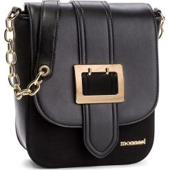 Torebka MONNARI - BAG7560-020 Black. Czarne listonoszki damskie marki Monnari, ze skóry ekologicznej. W wyprzedaży za 129,00 zł.