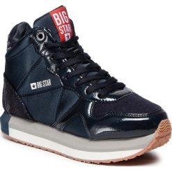 Sneakersy BIG STAR - EE274715 Navy. Niebieskie półbuty damskie BIG STAR, ze skóry ekologicznej. W wyprzedaży za 159,00 zł.