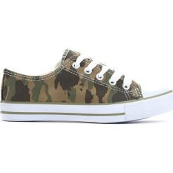 Ciemnozielone Moro Trampki Jump and Dance. Szare buty sportowe chłopięce marki Born2be, moro, na zamek. Za 19,99 zł.
