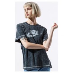 Nike Koszulka Ss W Nsw Ss Top Rebel , czarny, rozmiar XS. Czarne koszulki damskie Nike, s, bez wzorów, z bawełny, wizytowe, bez kołnierzyka. Za 159,99 zł.