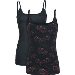 Topy damskie: Black Premium by EMP Morbid Bloom Top damski czarny