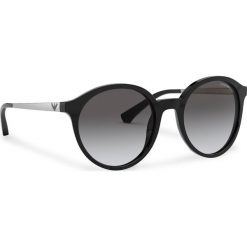 Okulary przeciwsłoneczne EMPORIO ARMANI - 0EA4134 501711 Black/Silver/Black. Czarne okulary przeciwsłoneczne damskie Emporio Armani. W wyprzedaży za 429,00 zł.