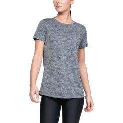 Under Armour Tech™ Twist Koszulka Szary. Szare koszulki damskie Under Armour, l, bez wzorów, z poliesteru, bez kołnierzyka, z krótkim rękawem. Za 128,95 zł.