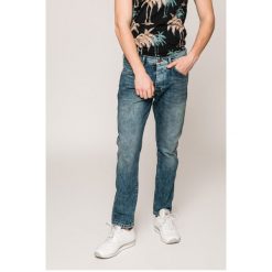 Wrangler - Jeansy Boyton. Niebieskie jeansy męskie marki Wrangler, bez wzorów. W wyprzedaży za 279,90 zł.