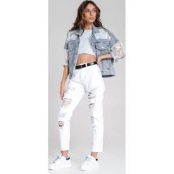 Białe Jeansy Get Low. Białe jeansy damskie Renee. Za 119,99 zł.