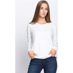 Biały Sweter Feel Good Time. Białe swetry klasyczne damskie marki Born2be, xl, ze splotem, z okrągłym kołnierzem. Za 74,99 zł.